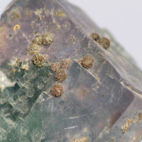 Fluorite w Pyrite spheres